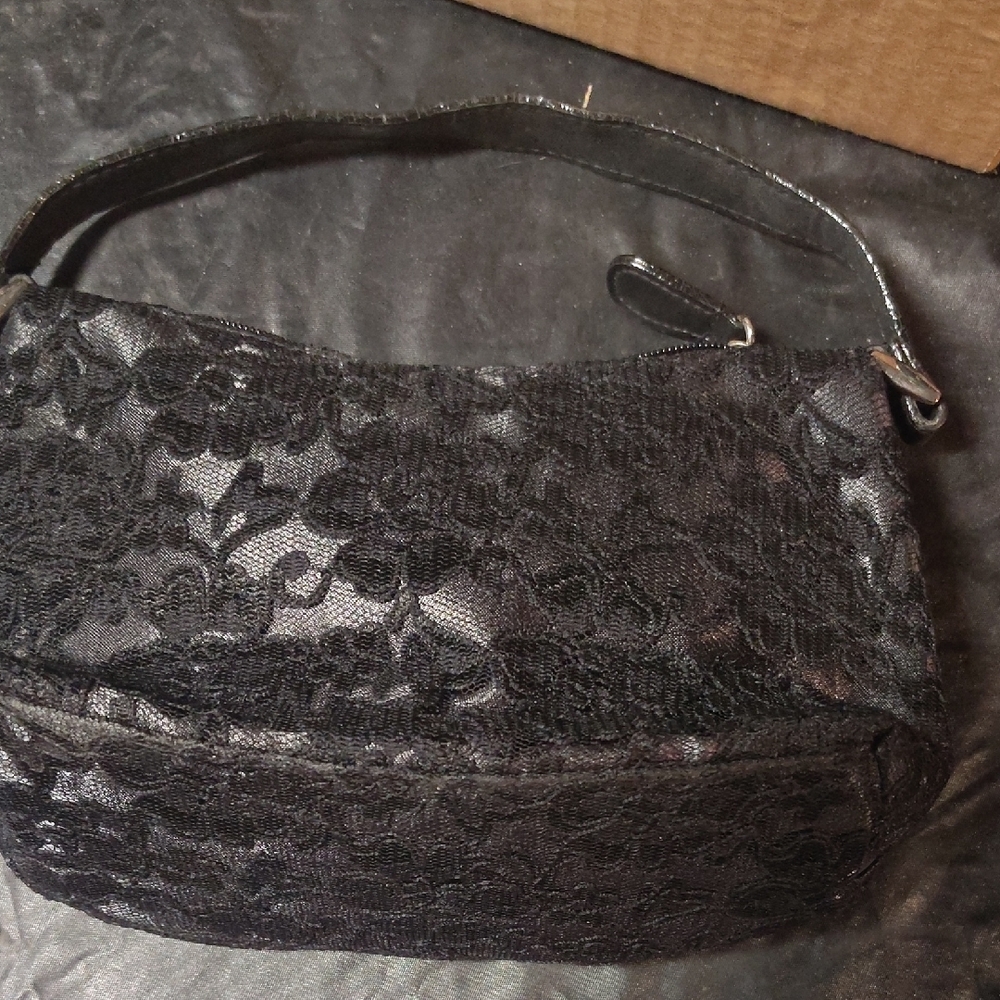 Elegant Black Lace Women's Bag